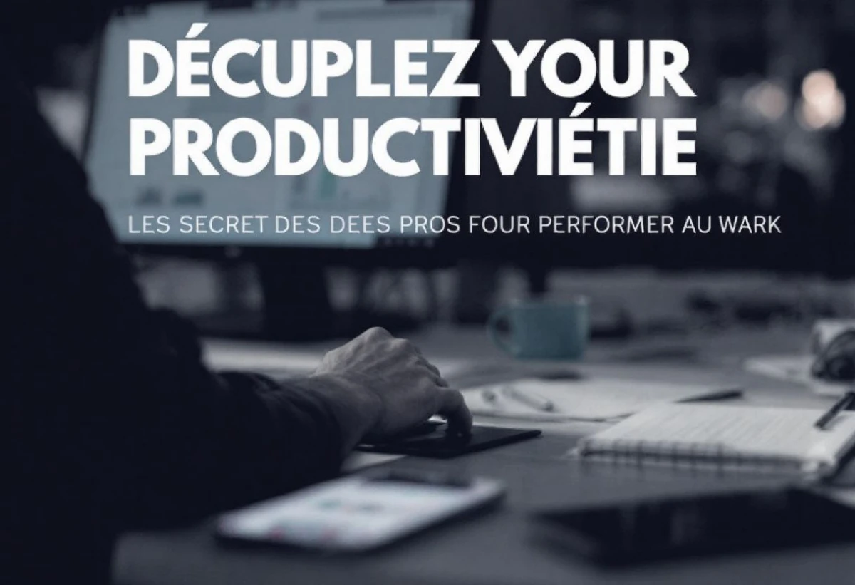 Décuplez votre productivité : Les secrets des pros pour performer au travail