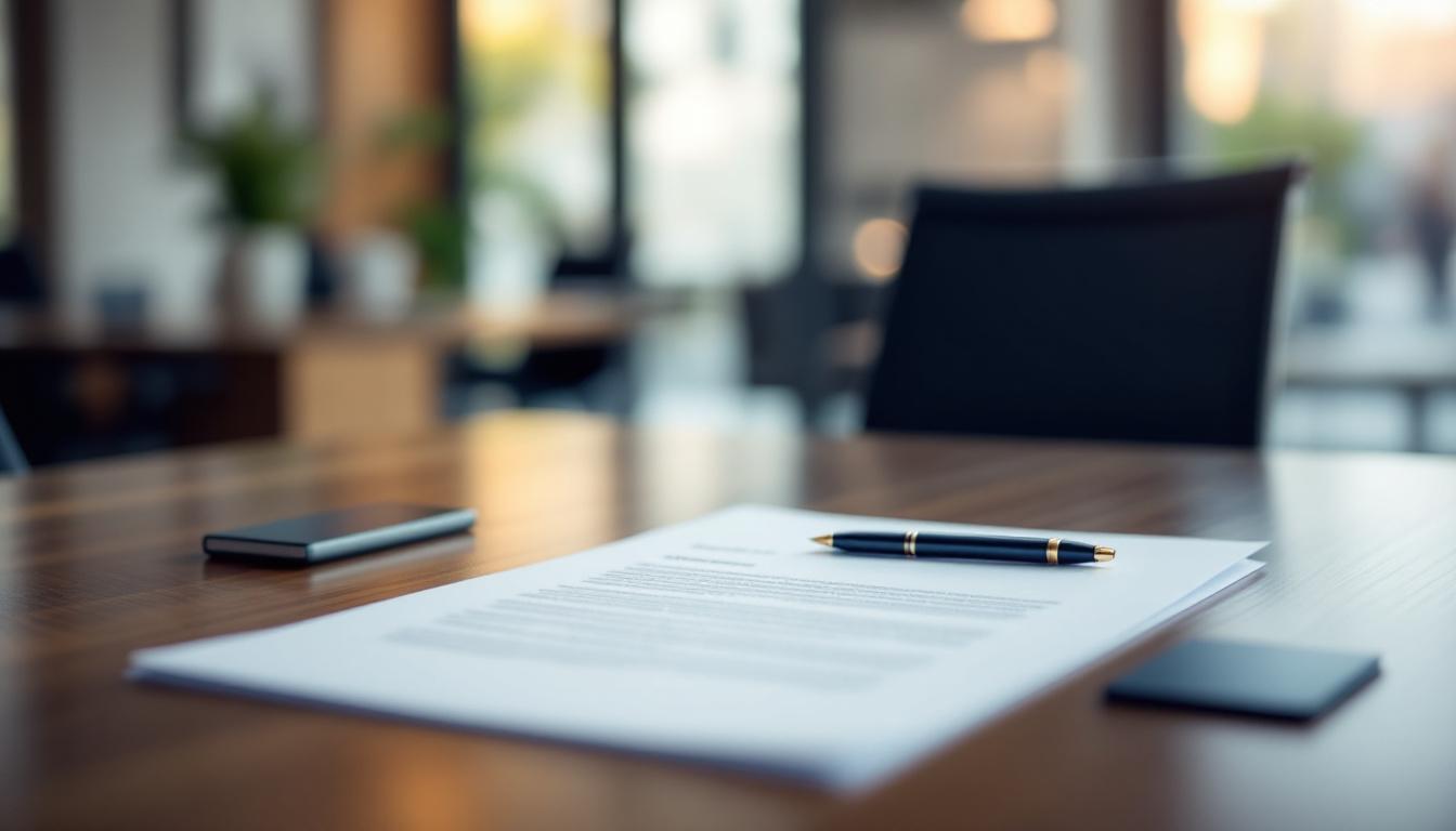 Modèle de lettre d'engagement pour un projet professionnel